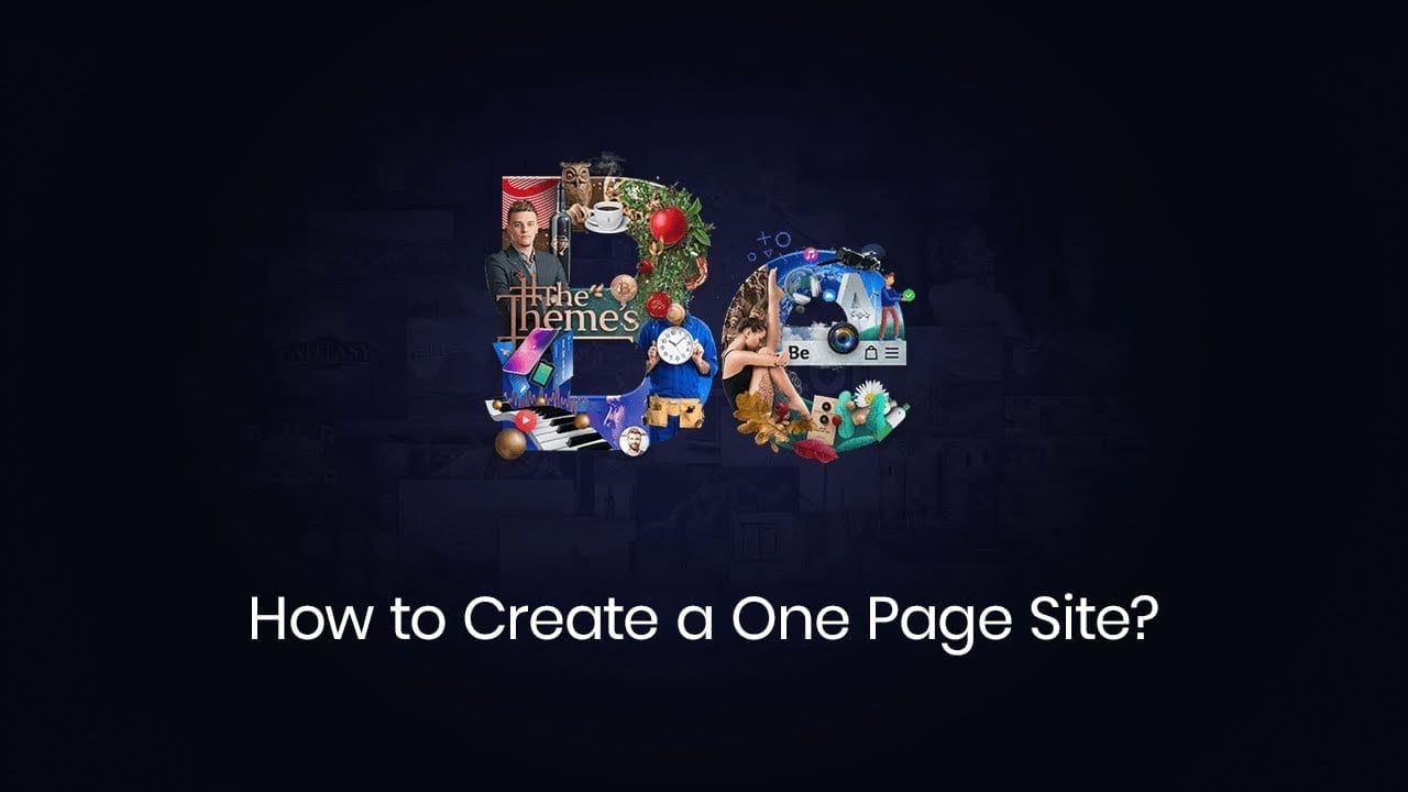 How to Create a One Page site with Muffin Builder