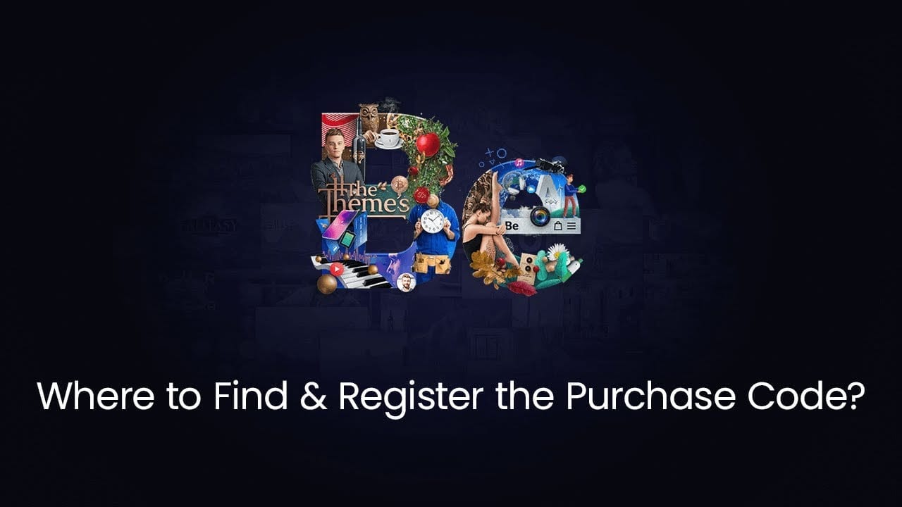 How to find and register purchase code?