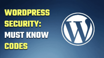 WordPress Security Must Know Codes