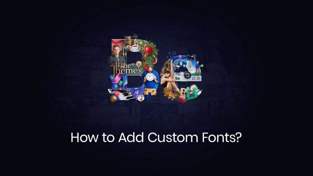 How to add custom fonts? BeTheme