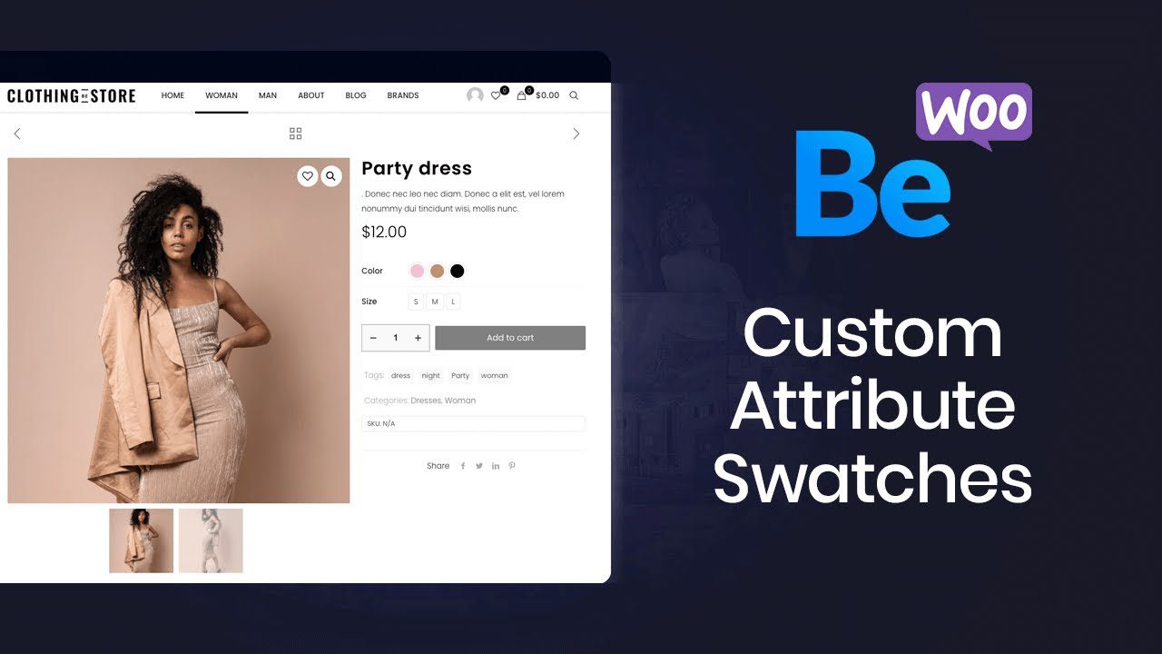 How to use WooCommerce Attribute Swatches