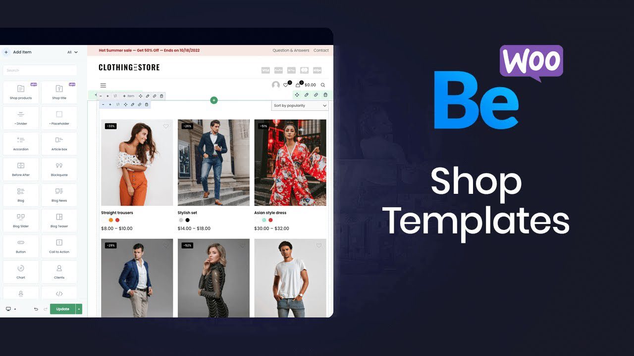 How to Create a Shop Template with Muffin Woo Builder