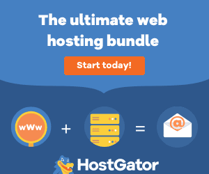 HostGator hosting bundle ad banner