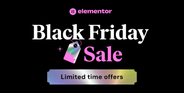 Elementor - Black Friday Sale